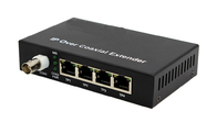 10 / 100M Ethernet zu den koaxialen Ethernet-Anschlüssen BNC Konverter-4ch 1 BNC