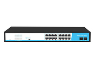 16 Port-POE Netz-Schalter-volle Gigabit-Unterstützung VLAN mit 2 Faser-Häfen