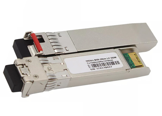 60KM LC 10G SFP+ Modul, Simplex Bidi SFP Transceiver WDM 1330nm 1270nm