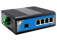 5 Port-SFP Ethernet-Schalter, industrieller POE Gigabit-Schalter 1000Mbps
