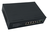 4+1+1 POE-Schalter 4 POE trägt Gigabit POE-Ethernet-Faser-Schalter mit 1 SFP-Hafen 1 Uplink-Hafen