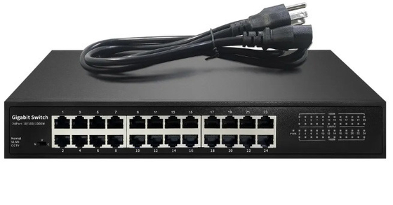 Unmanaged Ethernet 24 Port-POE-Schalter, 24 Hafen-voller Gigabit-Schalter