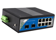 32Gbps 10 Hafen 8+2 SFP-Faser-Schalter mit 8 Ethernet-Anschlüssen und 2 SFP-Schlitzen