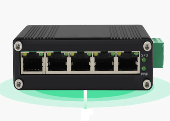 DC12-48V gab 5 Häfen industrieller POE-Schalter-volles Gigabit ein