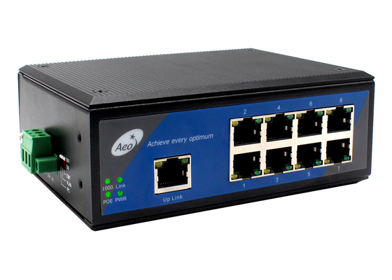 8 Port POE Ethernet-Switch mit CBIT 1 Uplink-Port 50/60 Hz