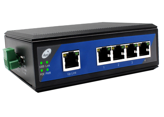 Industrielle POE Ethernet-Schalter Temperatur -40-85°C VLAN IPC 250M
