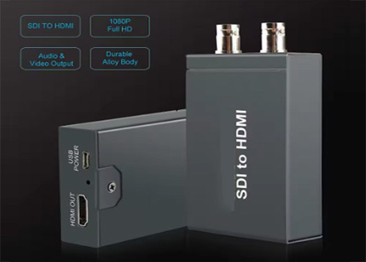 HD/3G SDI zu HDMI Konverter HDMI über SDI Konverter für CCTV SD HD und 3G SDI Signale
