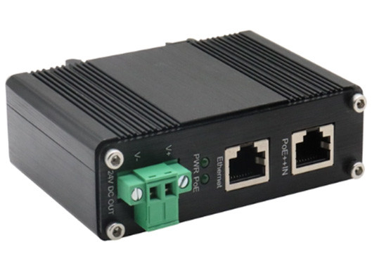 Din Rail Industrial Gigabit POE Injektor 802.3bt 95W PoE Splitter 24VDC