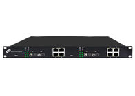 Gehandhabter Ethernet-Faser-Schalter 4 Gigabit-optische und 8 Gigabit Ethernet-Häfen