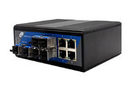 Port-Faser-Schalter des Ethernet-10 mit 6 SFP und 4 Ethernet-Anschlüssen