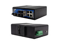 10 Hafen-Ethernet SFP-Faser-Schalter mit 6 SFP-Schlitzen und 4 Ethernet-Anschlüssen
