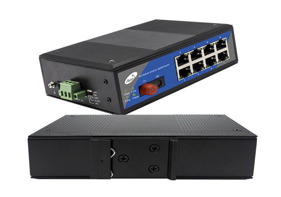 1 Faser-Portfaser POE-Schalter, IEEE 802.3af/dem Hafen an des POE-Netz-Schalter-8