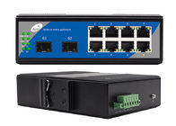8 der Port-Gigabit Ethernet Schalter mit SFP 1310/1550nm handhabte 2 8 POE Ethernet-Anschlüsse SFPs und