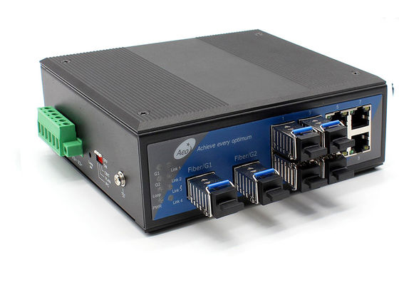 100km 10 industrieller Ethernet-Medien-Portkonverter