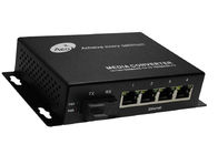 4-Port-POE-Ethernet-Medienkonverter mit 1 SC- und 4 POE-Ports