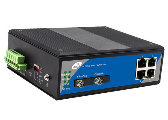 industrieller POE Portschalter 10/100Mbps 4, Ethernet-Schalter 100 Mbps