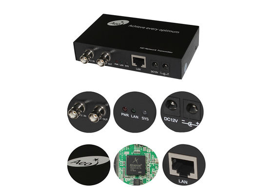 CE 10/100/1000M IP Ethernet über Koaxialwandler