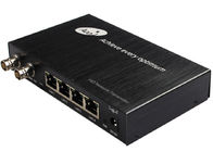 4 Hafen-Koaxialität POE 2 BNC zum Ethernet-Medien-Konverter