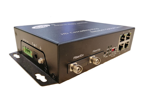 Kaskadenschalter 4 Gigabit Ethernets POE POE-Ethernet 2 optische Häfen