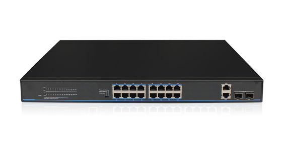 16 Häfen Hafen-Gigabit PoE-Schalter-16 10/100/1000M POE und 2 Gigabit-kombinierte Häfen