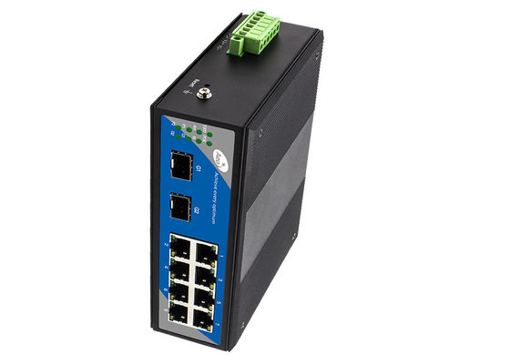 Hafen des Gigabit-32Gbps des Schalter-8 Mbps 1000 mit 2 SFP-Schlitzen