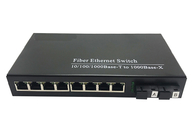 Medien-Konverter 10/100M Or des Ethernet-2Fiber und 8RJ45 10/100/1000M