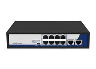 8 Ethernet-Schalter stützen der Hafen-10/100Mbps PoE PoE-Wachhund VLAN mit 2 Uplink-Häfen