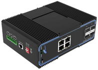 Verwalteter Ethernet-Glasfaser-Switch 10/100/1000 Mbit/s 4 SFP- und 4 POE-Ethernet-Ports