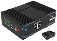 Gehandhabte Ethernet POE-Häfen des SFP-Faser-Schalter-volle Gigabit-4 und 4 SFP-Häfen