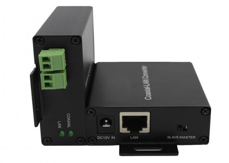 10/100Mbps Ethernet über Koaxumwandler 1*UTP+2*2Wire Port Ethernet zu Koaxal/Twisted Pair