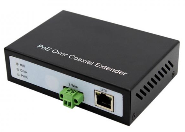 10/100Mbps IP über Koax-Erweiterung POE IP RJ45 Lan Über 2Wire Twisted-Pair-Erweiterung 300m Für IP-Kameras