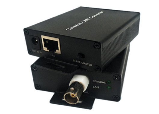 10/100Mbps Ethernet über Koax-Erweiterung 1*BNC+1*LAN 1,5 km Stromversorgung DC12V