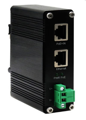 DIN-Rail Industrial 802.3bt Gigabit PoE++ Splitter Ausgangsspannung 24VDC