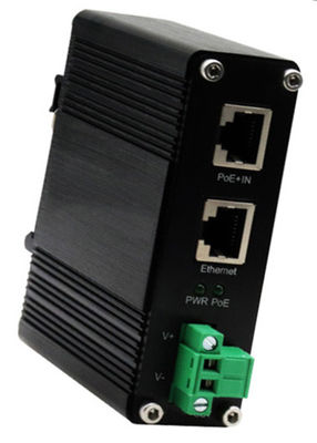 DIN-Rail Industrial 802.3at Gigabit PoE Splitter Ausgangsspannung 12VDC